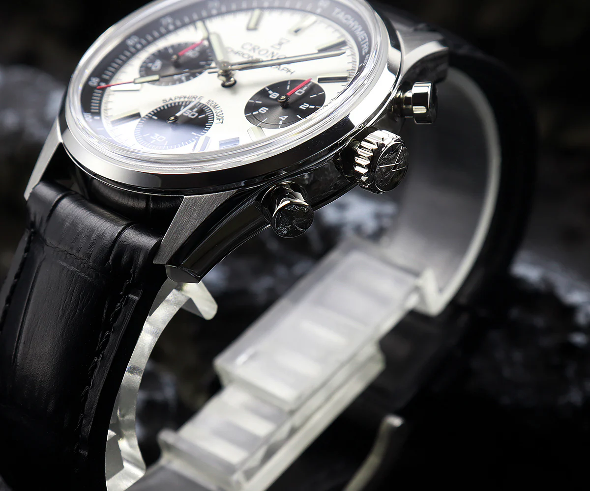 Cronos 38.5mm Chronograph Quartz Men Watch L6035 - Image 20