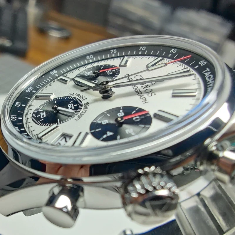 Cronos 38.5mm Chronograph Quartz Men Watch L6035 - Image 22