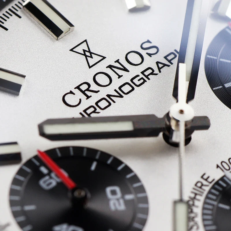 Cronos 38.5mm Chronograph Quartz Men Watch L6035 - Image 23
