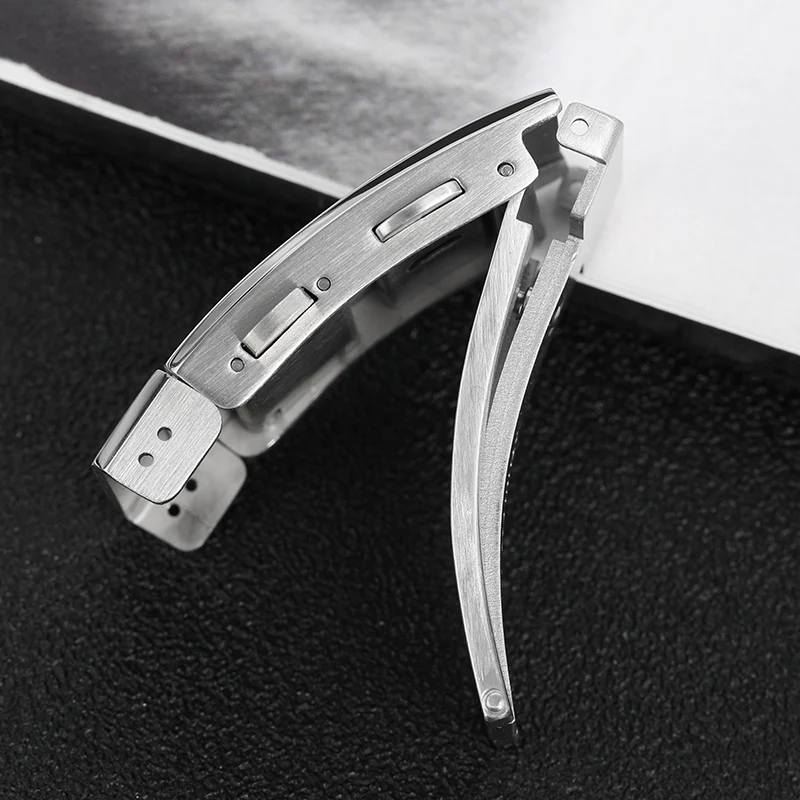 316L Stainless Steel 18mm 20mm 22mm Entendable Adjustable Folding Watch Buckle - Image 15