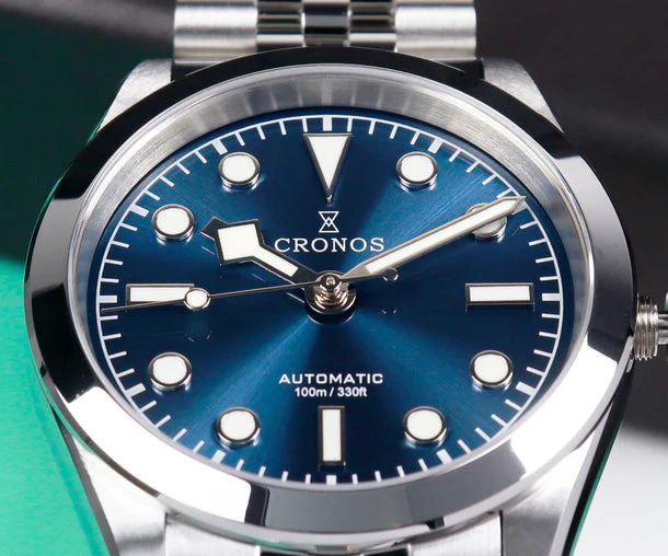 Cronos 36mm Snowflake Automatic Men Watch L6036 - Image 10