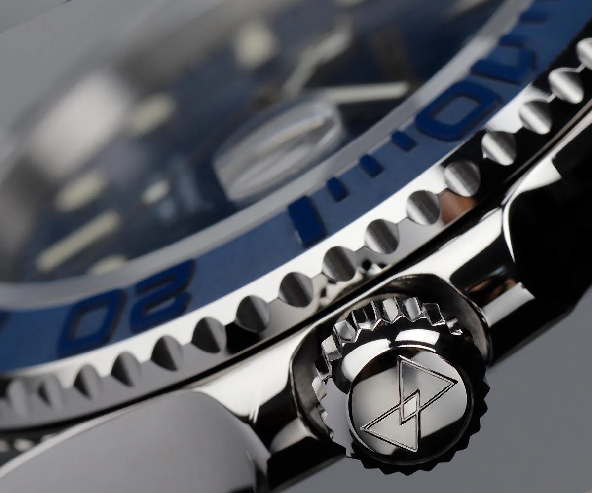 Cronos 2.5x Water Ghost Sub Dive Watch L6018 Polished Mid-link - Image 22