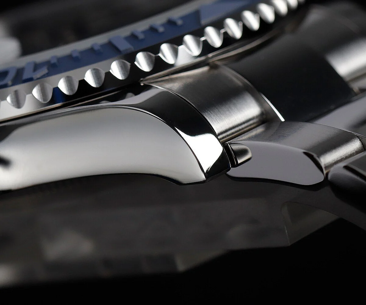 Cronos 2.5x Water Ghost Sub Dive Watch L6018 Polished Mid-link - Image 25