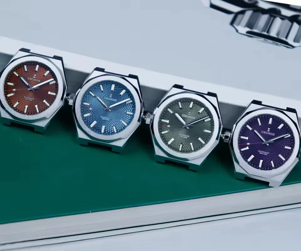 Cronos 2025 Rhombus / Perlage Dial Limited 39mm See-through Caseback L6028 V3 - Image 18