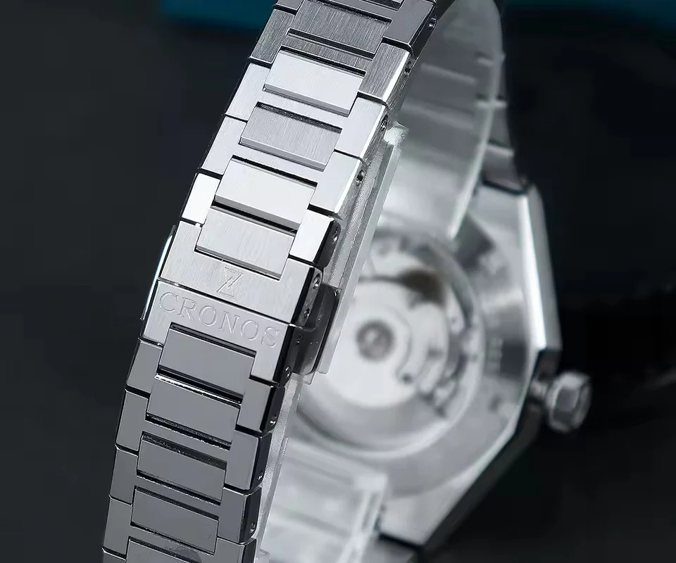 Cronos 2025 Rhombus / Perlage Dial Limited 39mm See-through Caseback L6028 V3 - Image 19