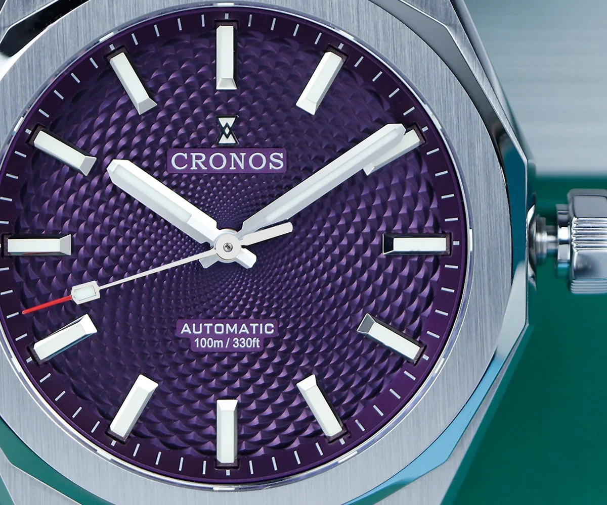 Cronos 2025 Rhombus / Perlage Dial Limited 39mm See-through Caseback L6028 V3 - Image 21