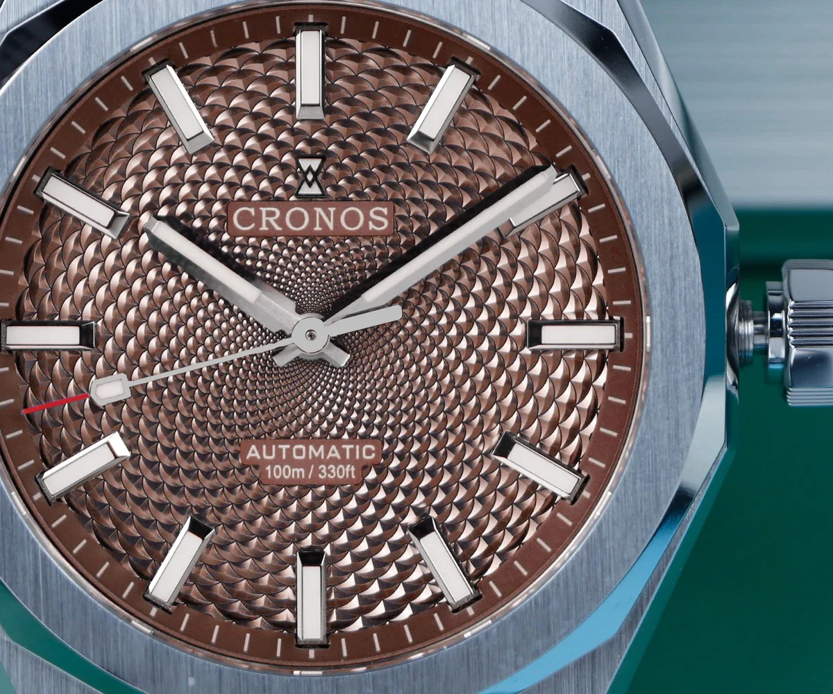 Cronos 2025 Rhombus / Perlage Dial Limited 39mm See-through Caseback L6028 V3 - Image 22