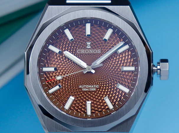 Cronos 2025 Rhombus / Perlage Dial Limited 39mm See-through Caseback L6028 V3 - Image 26