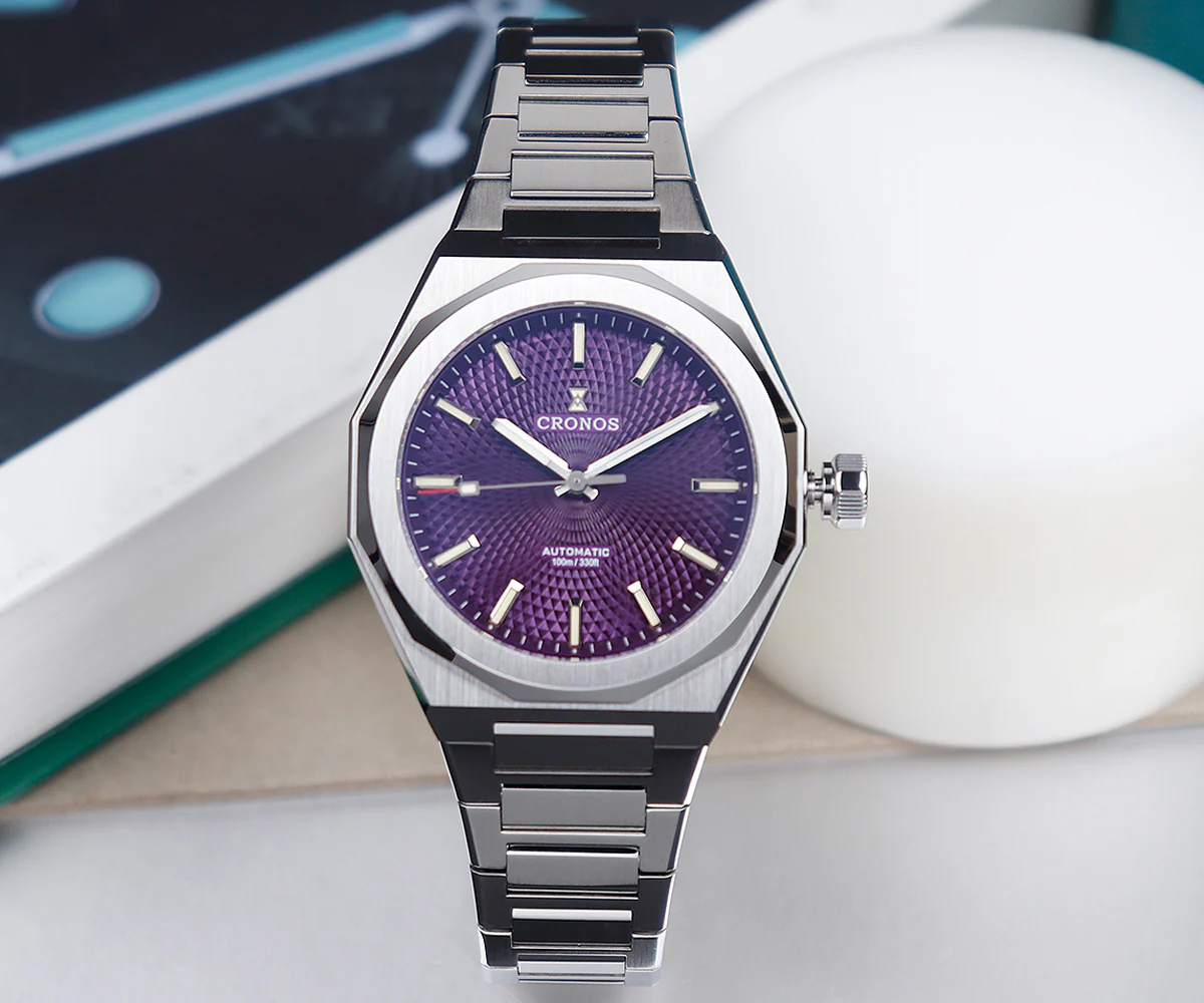 Cronos 2026 NEW 36mm Automatic PT5004/Miyota 90s5 See-through Back Watch L6050M L6051M - Image 24