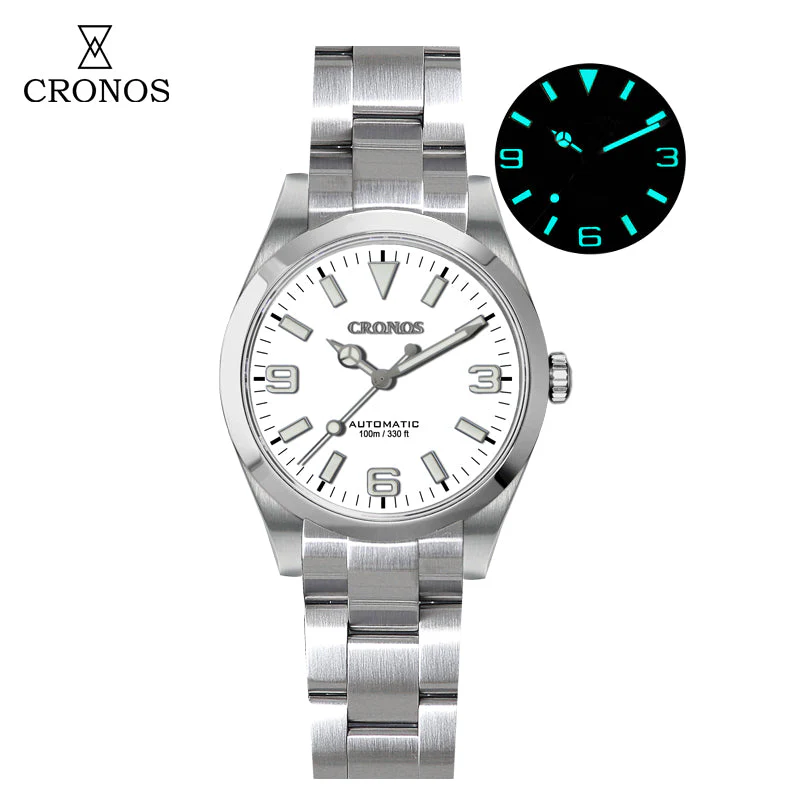 Cronos 36mm Explore NH35 Automatic Watch L6019 - Image 6