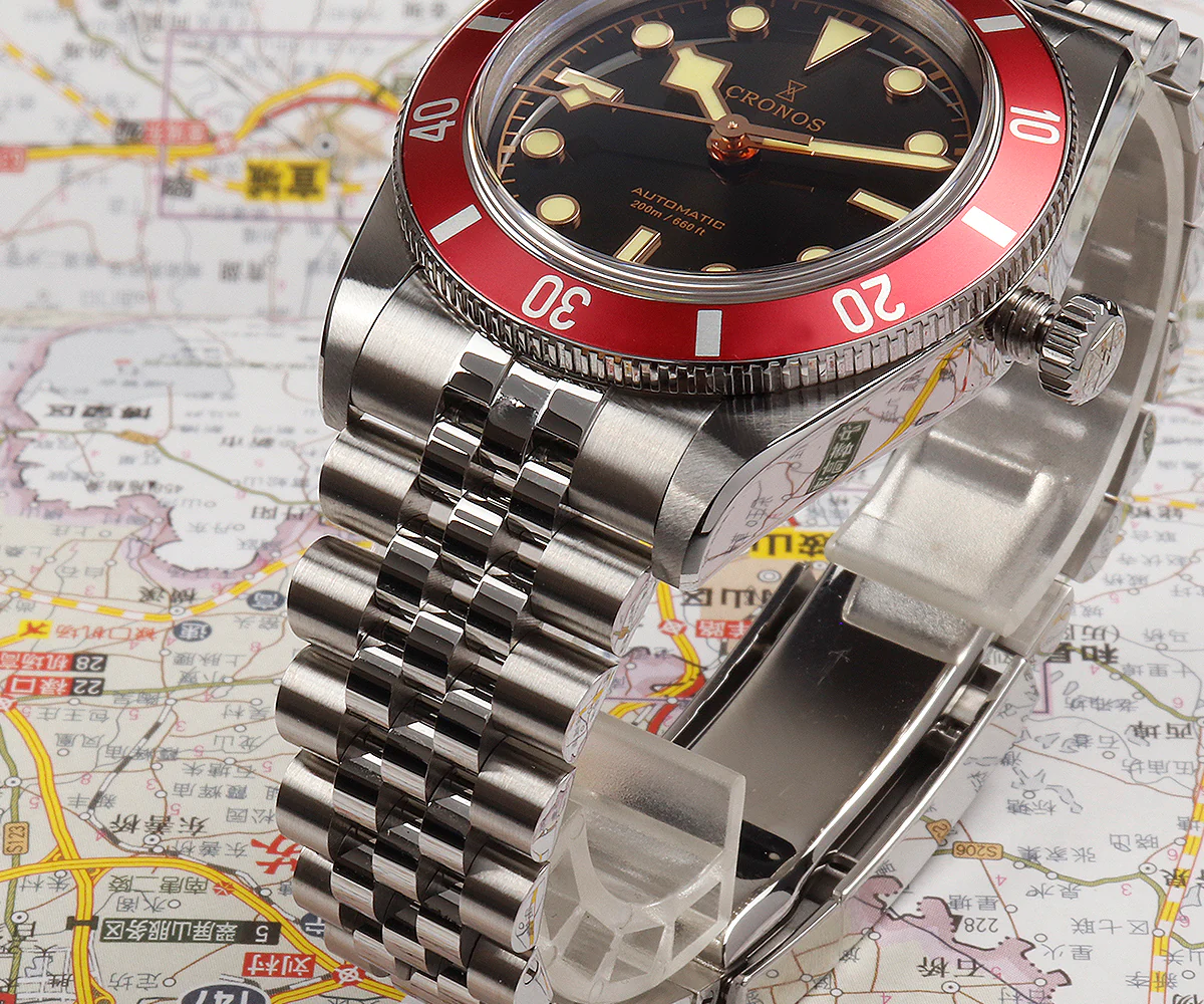 Cronos 37mm BB54 Vintage Diver Automatic Watches L6024 V3 - Image 19