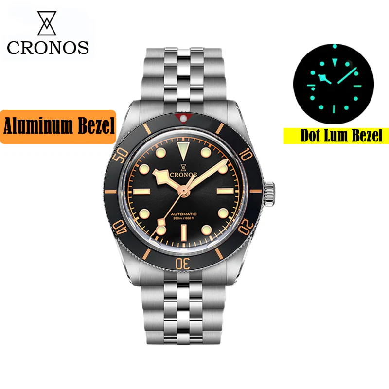 Cronos 37mm BB54 Vintage Diver Automatic Watches L6024 V3 - Image 26