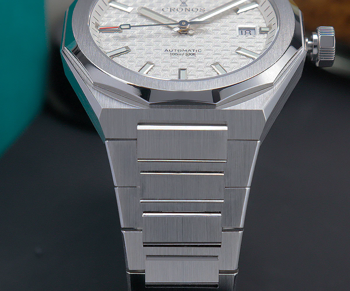 Cronos 39mm Hourglass Dial PT5000 Men Watch L6028 V2 - Image 12