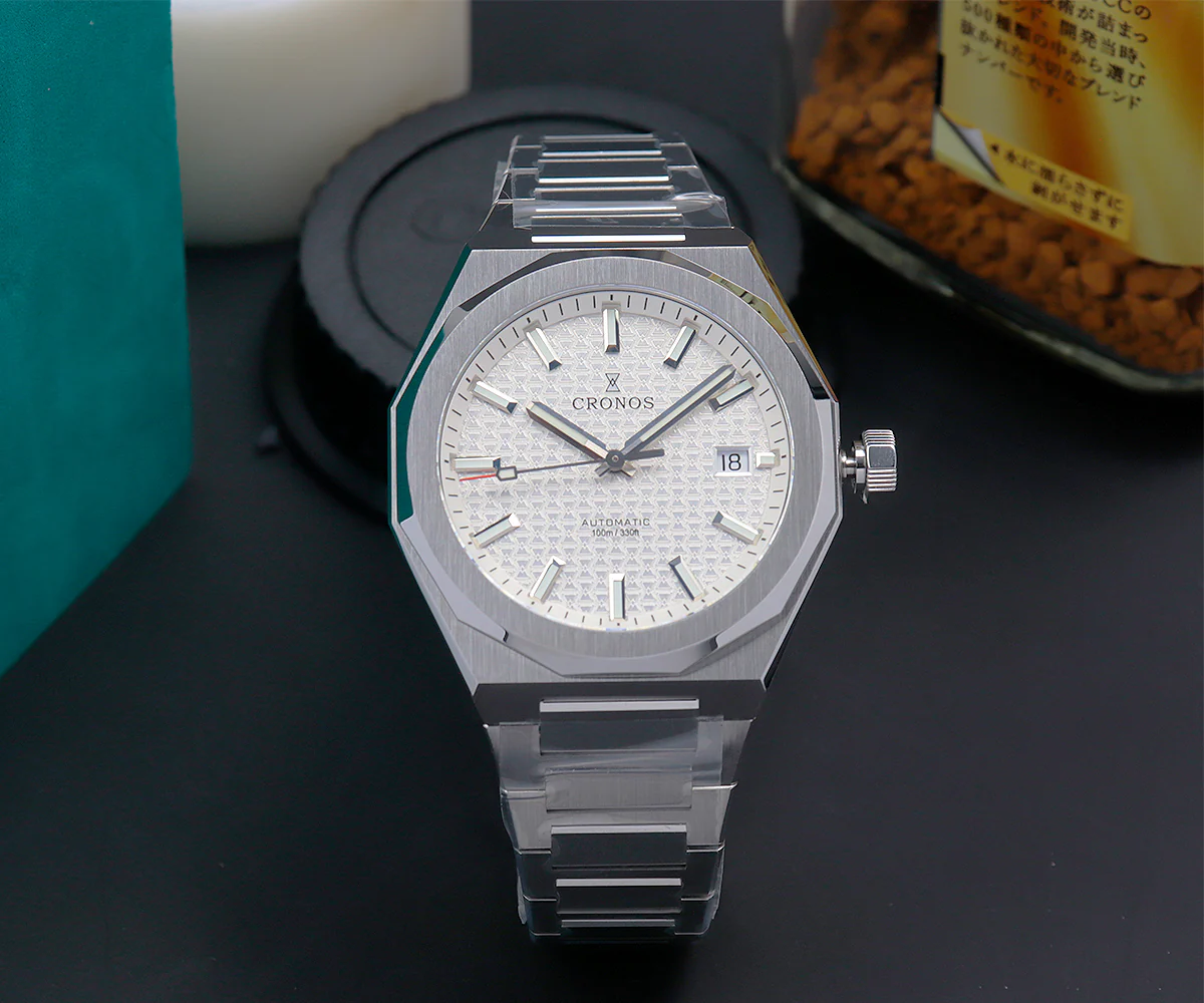 Cronos 39mm Hourglass Dial PT5000 Men Watch L6028 V2 - Image 8