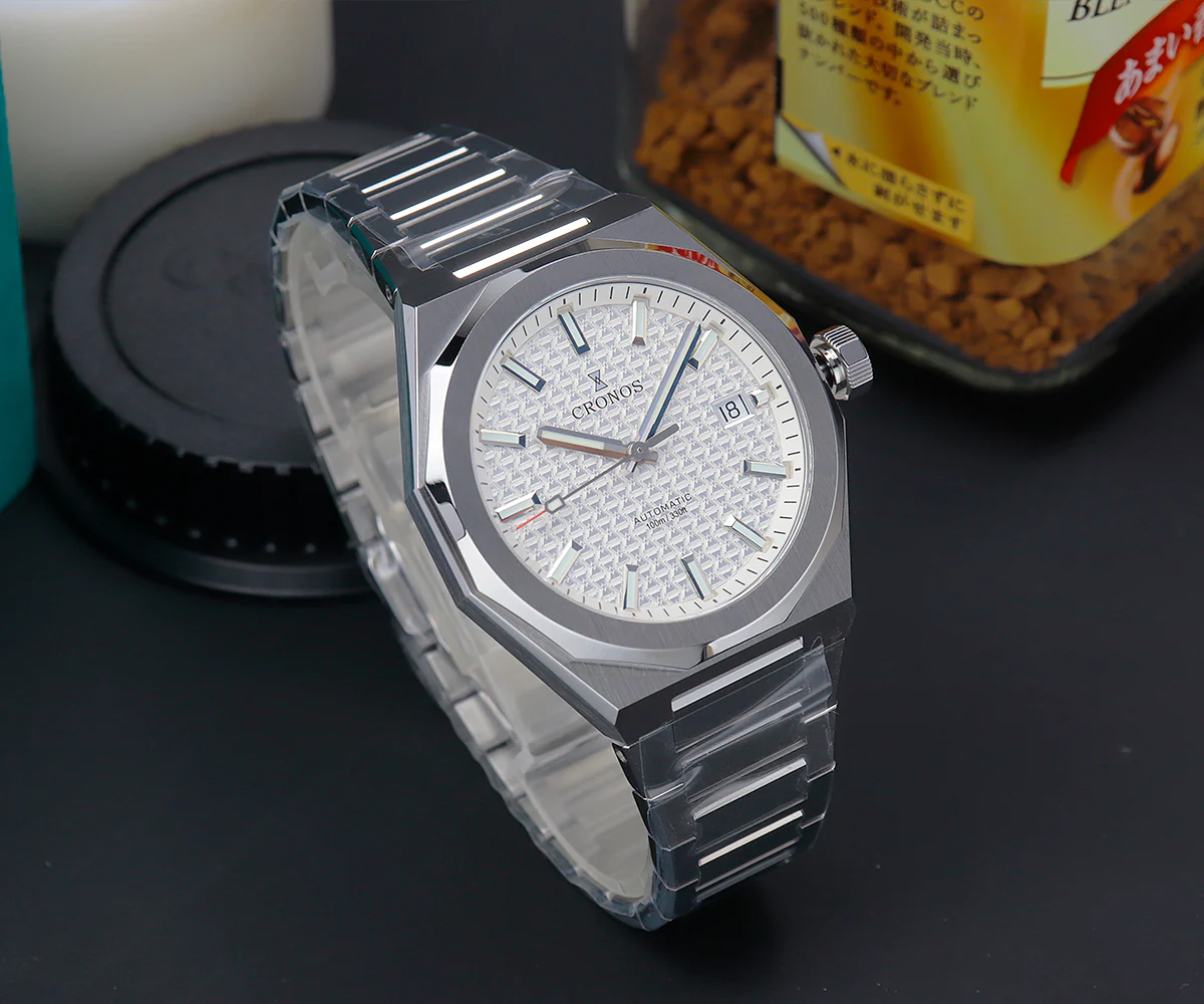 Cronos 39mm Hourglass Dial PT5000 Men Watch L6028 V2 - Image 9