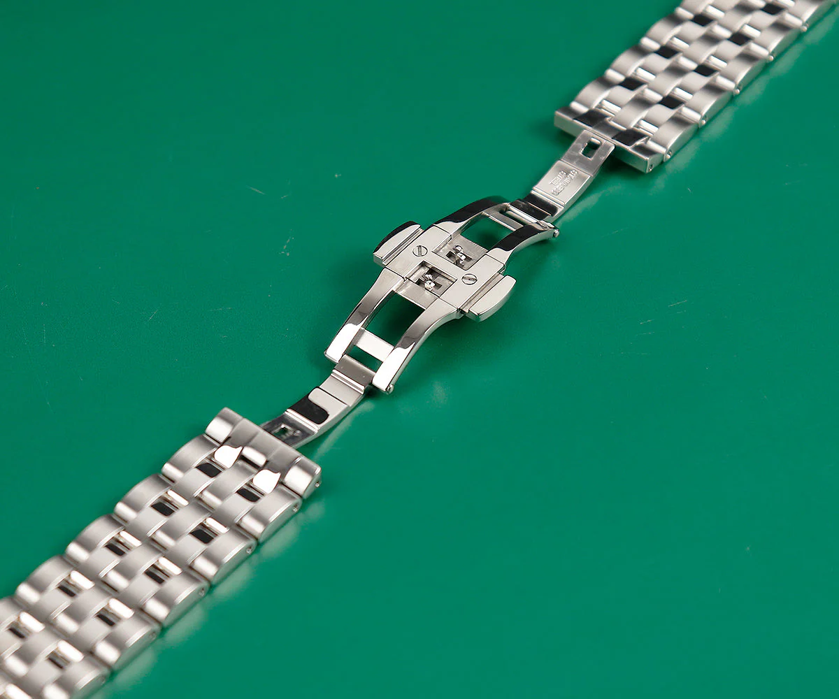 Cronos 39mm Vintage Pilot Mechanical Men Watch 5links Bracelet L6012 - Image 22