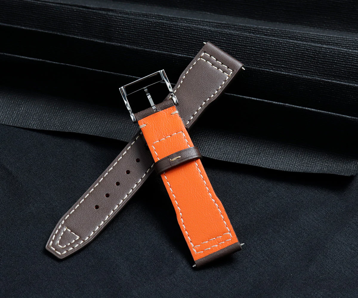 Cronos 39mm Vintage Pilot Mechanical Men Watch 5links Bracelet L6012 - Image 28