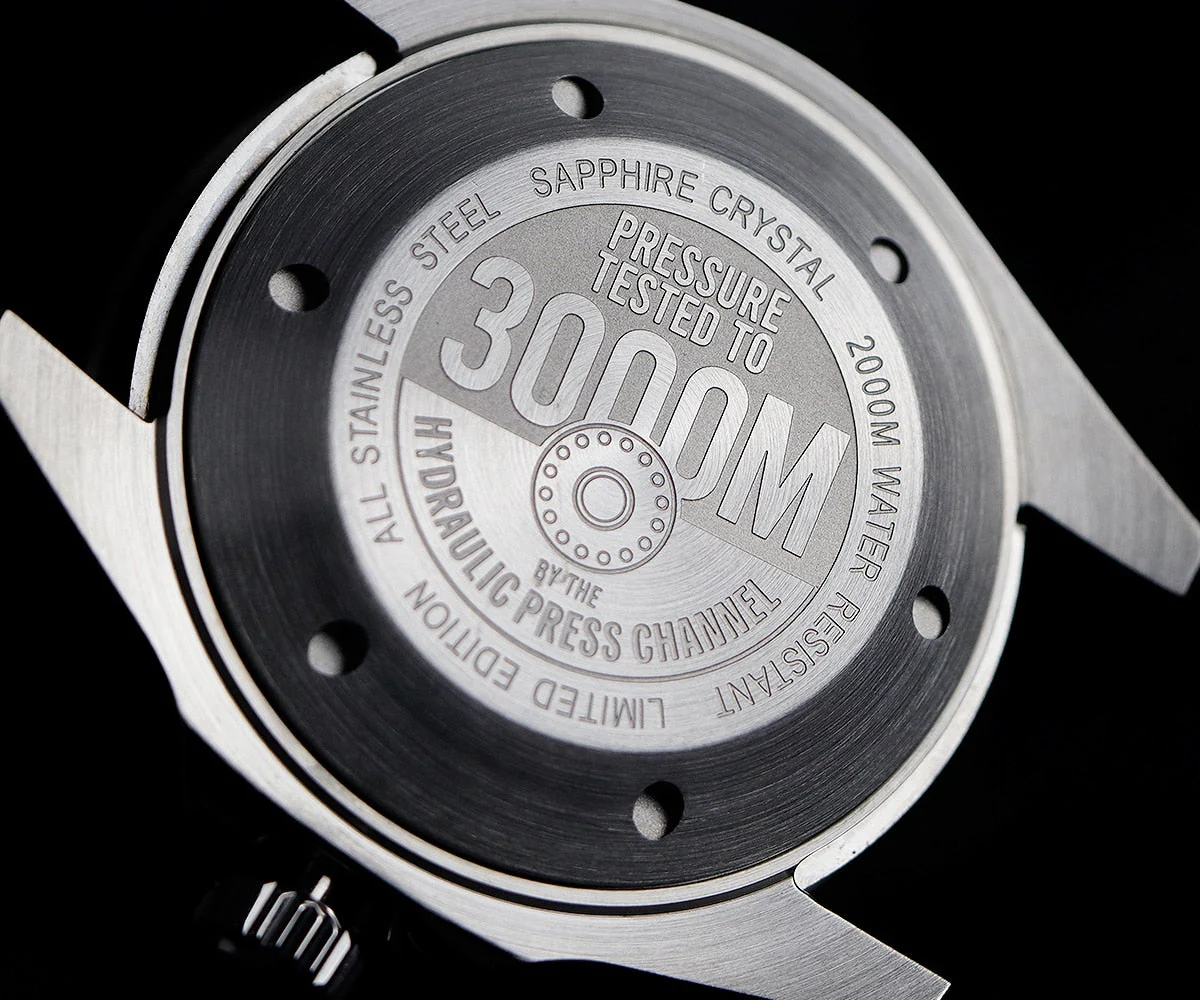 Cronos 44mm Sub Diver 2000 Meters Watch L6009M - Image 10