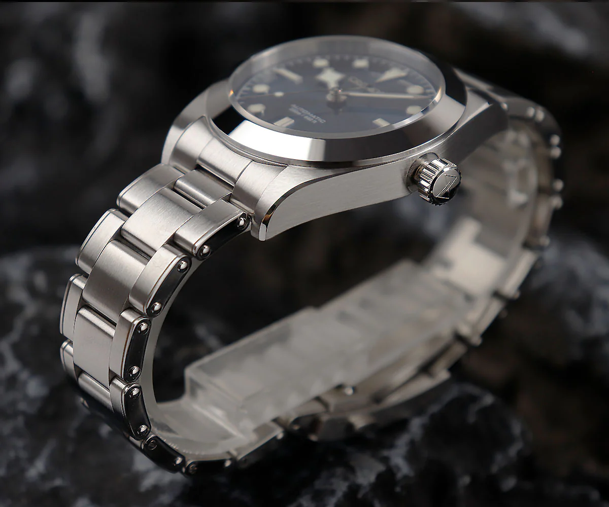 Cronos BB39 NH35 Snowflake Automatic Men Watch L6025-Riveted bracelet - Image 17