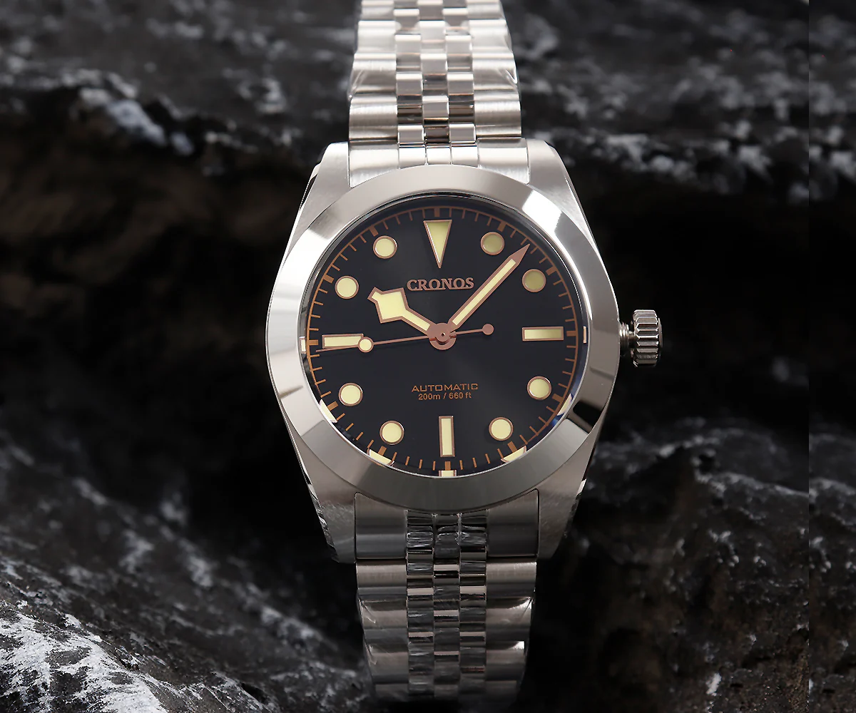 Cronos BB39 NH35 Snowflake Automatic Men Watch L6025-Jubilee bracelet - Image 13