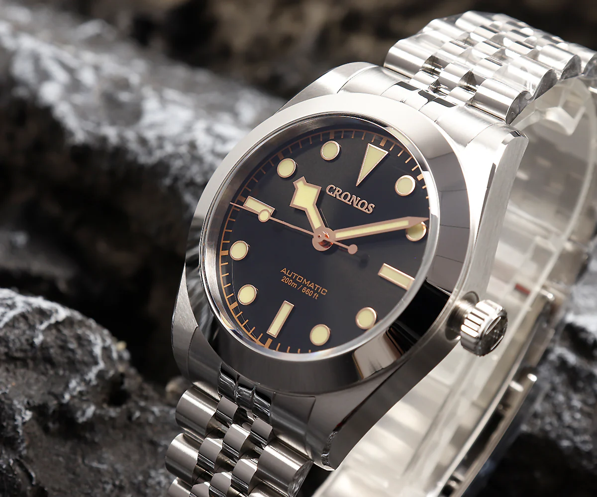 Cronos BB39 NH35 Snowflake Automatic Men Watch L6025-Jubilee bracelet - Image 14