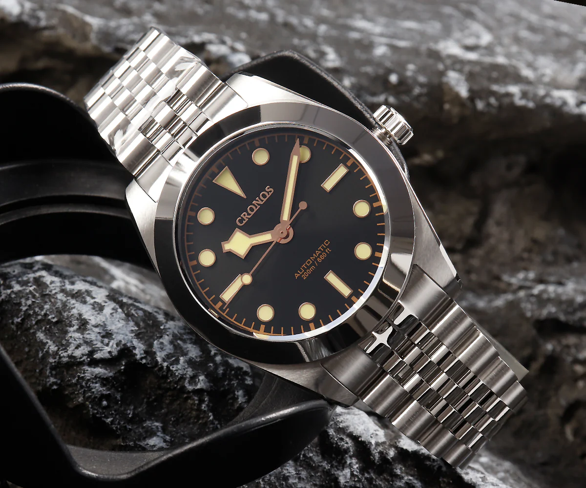 Cronos BB39 NH35 Snowflake Automatic Men Watch L6025-Jubilee bracelet - Image 17