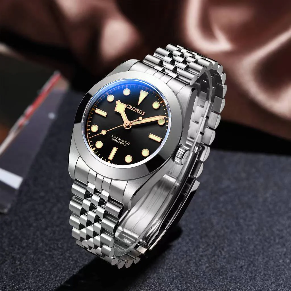 Cronos BB39 PT5000/SW200 Snowflake Automatic Watch L6026-Jubilee Bracelet - Image 14