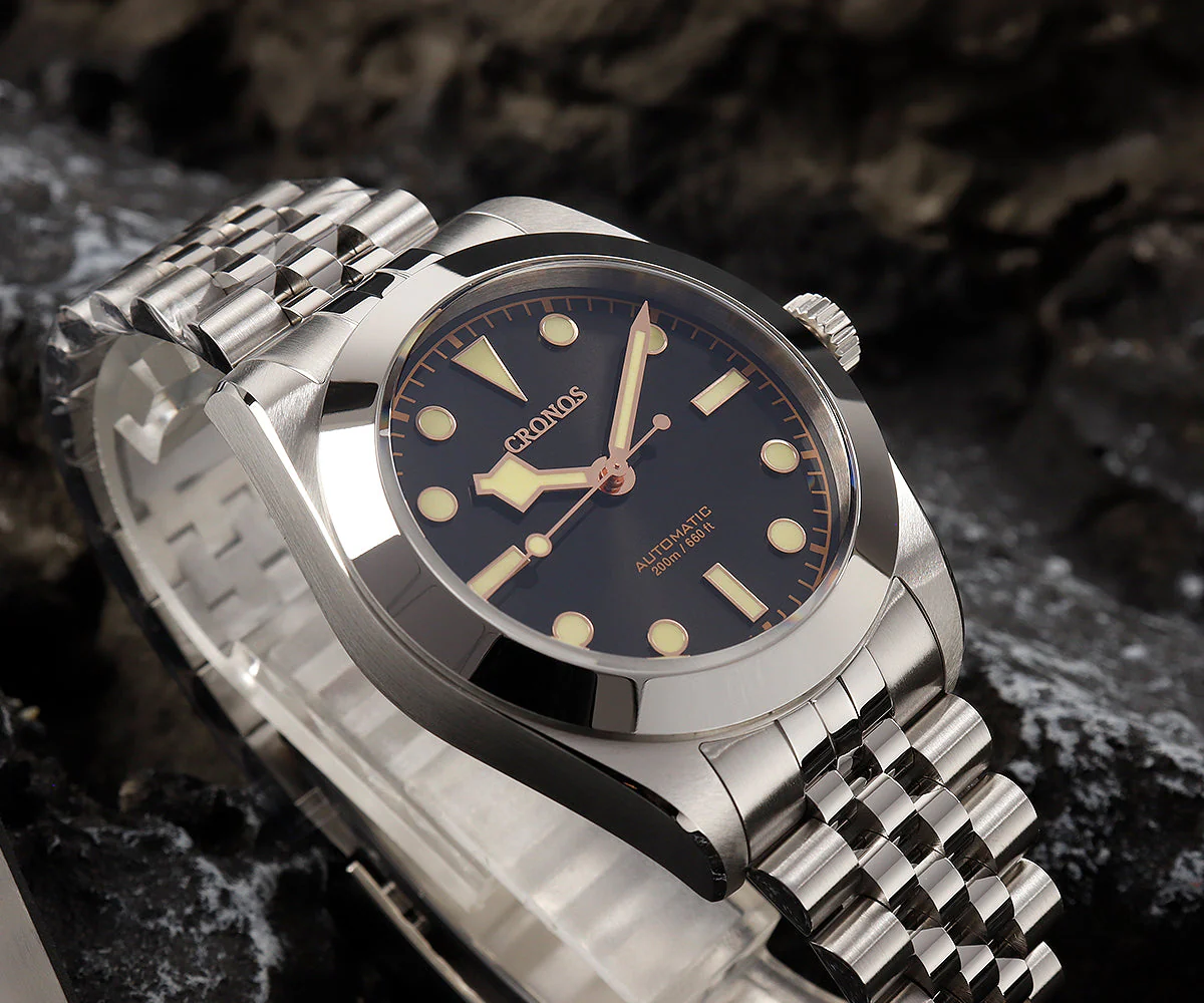 Cronos BB39 PT5000/SW200 Snowflake Automatic Watch L6026-Jubilee Bracelet - Image 19