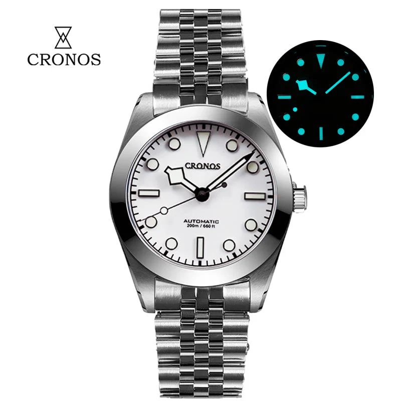 Cronos BB39 PT5000/SW200 Snowflake Automatic Watch L6026-Jubilee Bracelet - Image 4