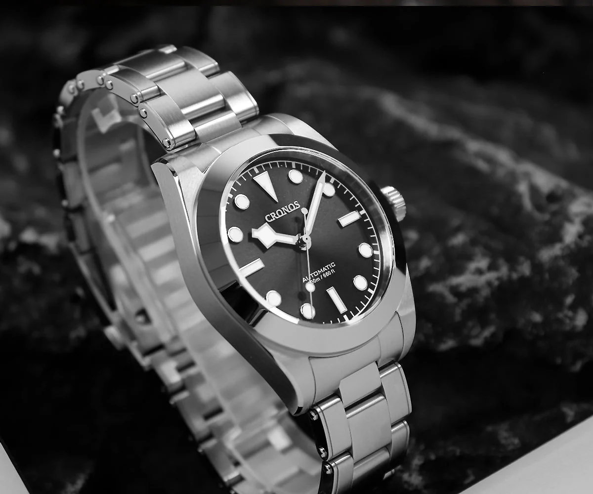 Cronos BB39 PT5000/SW200 Snowflake Automatic Watch L6026-Jubilee Bracelet - Image 9