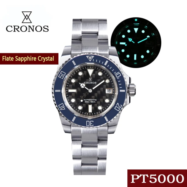 Cronos Diver Luxury Men Watch Stainless Steel L6005 - Image 10