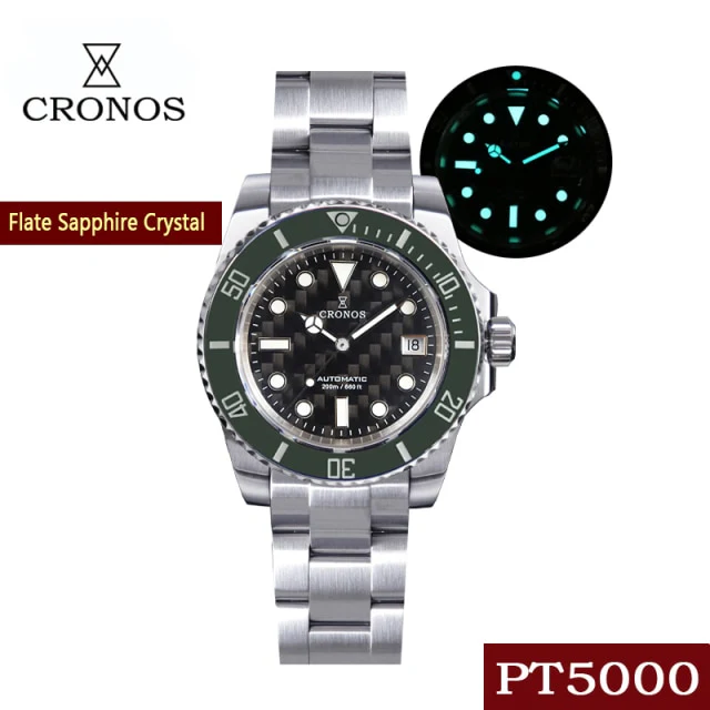 Cronos Diver Luxury Men Watch Stainless Steel L6005 - Image 12