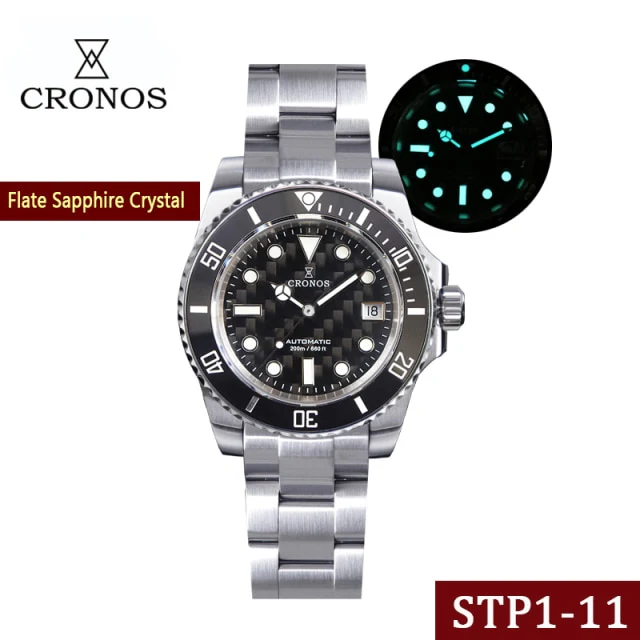 Cronos Diver Luxury Men Watch Stainless Steel L6005 - Image 13