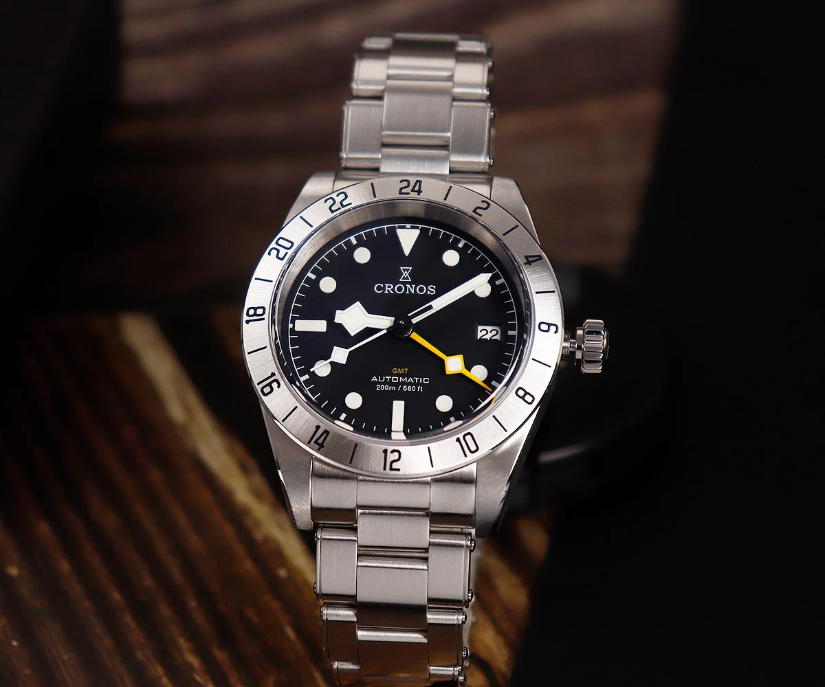 Cronos GMT BB Pro 39mm NH34 Automatic Men Watch L6022 - Image 12