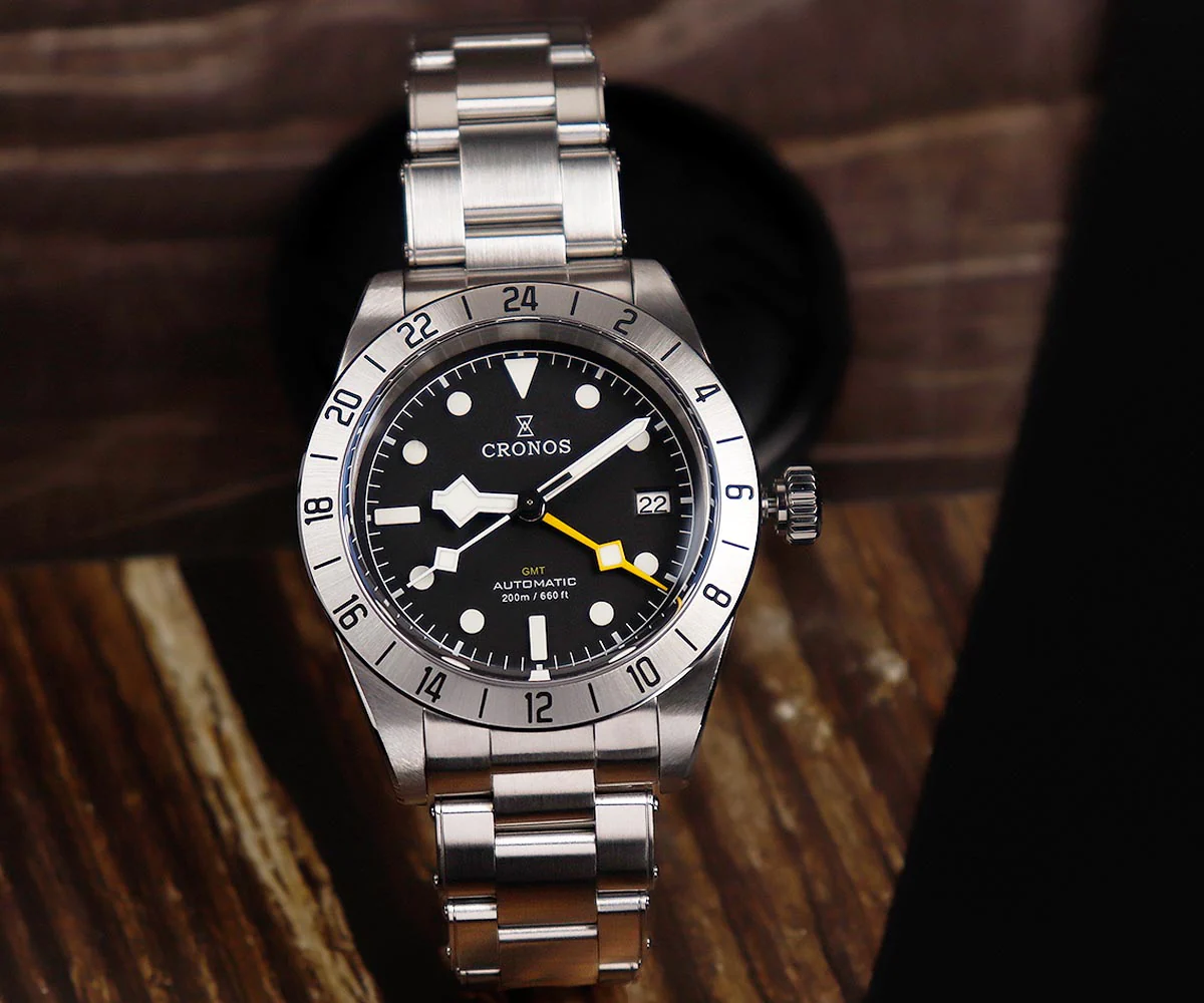 Cronos GMT BB Pro 39mm NH34 Automatic Men Watch L6022 - Image 13