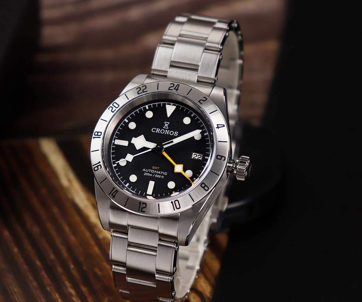 Cronos GMT BB Pro 39mm NH34 Automatic Men Watch L6022 - Image 14