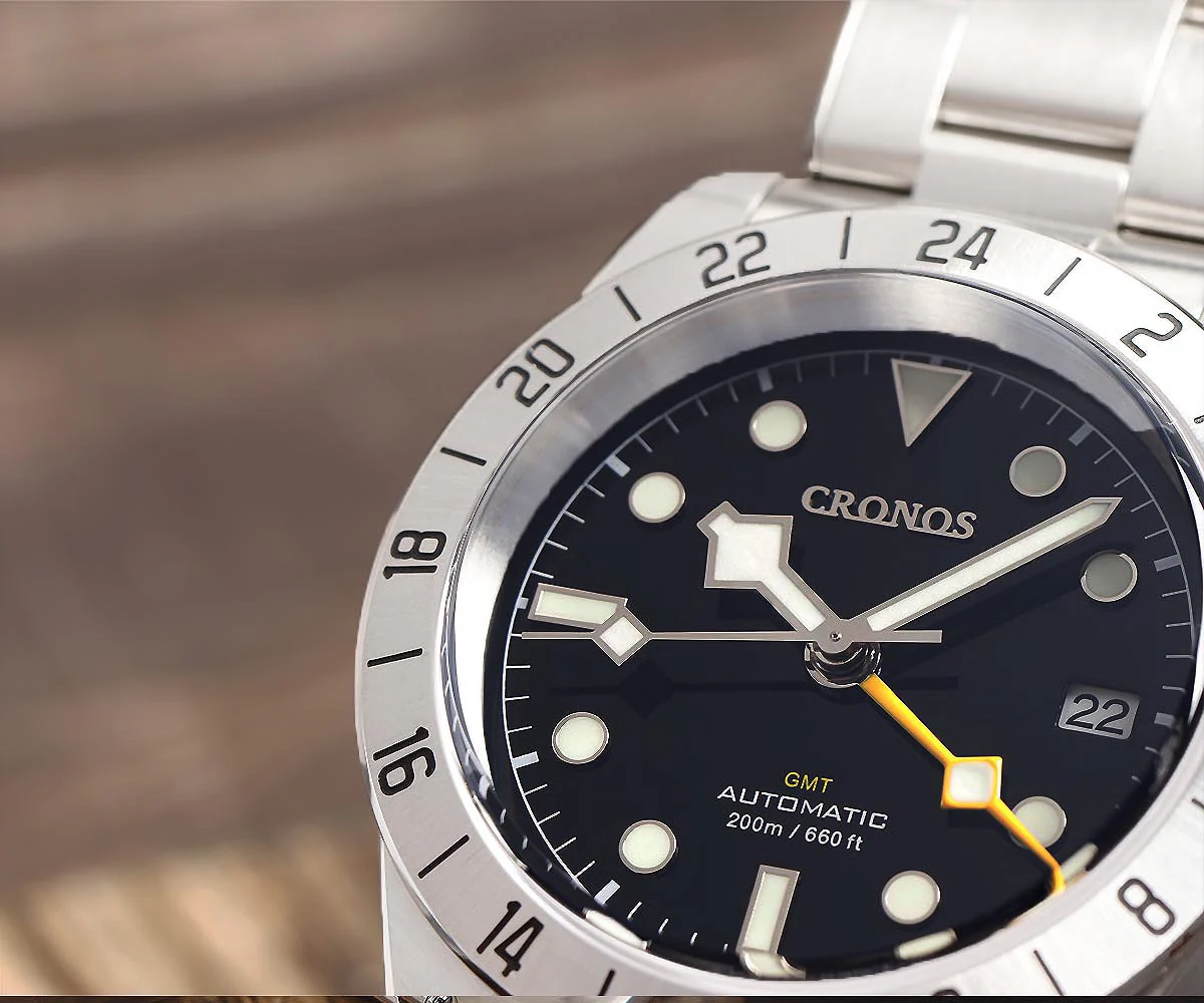 Cronos GMT BB Pro 39mm NH34 Automatic Men Watch L6022 - Image 17