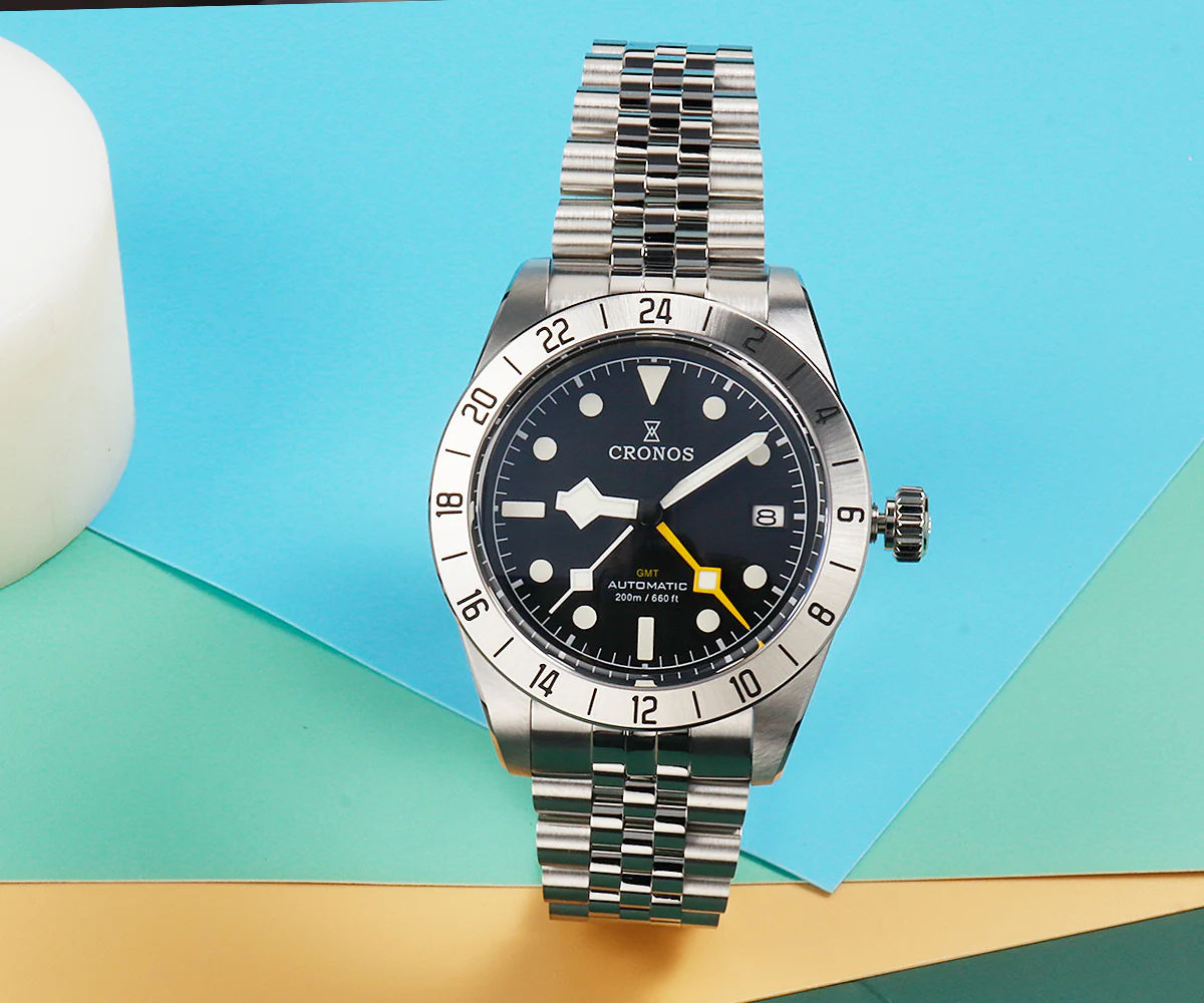 Cronos GMT BB Pro 39mm NH34 Automatic Men Watch L6022 - Image 24