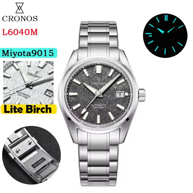 Cronos Men Watch 39mm Automatic Watches L6040M - Image 6