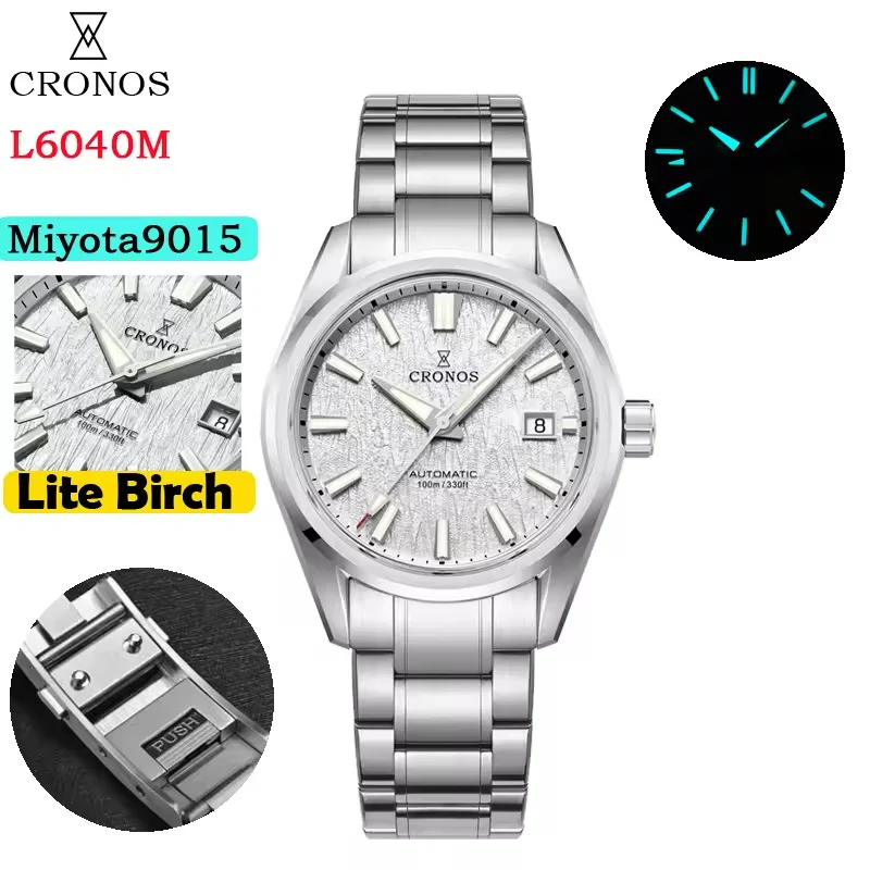 Cronos Men Watch 39mm Automatic Watches L6040M - Image 7