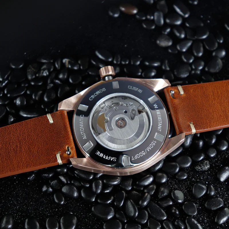 Cronos Men Bronze CuSn8 Automatic PT5000 Watch L6003 - Image 10