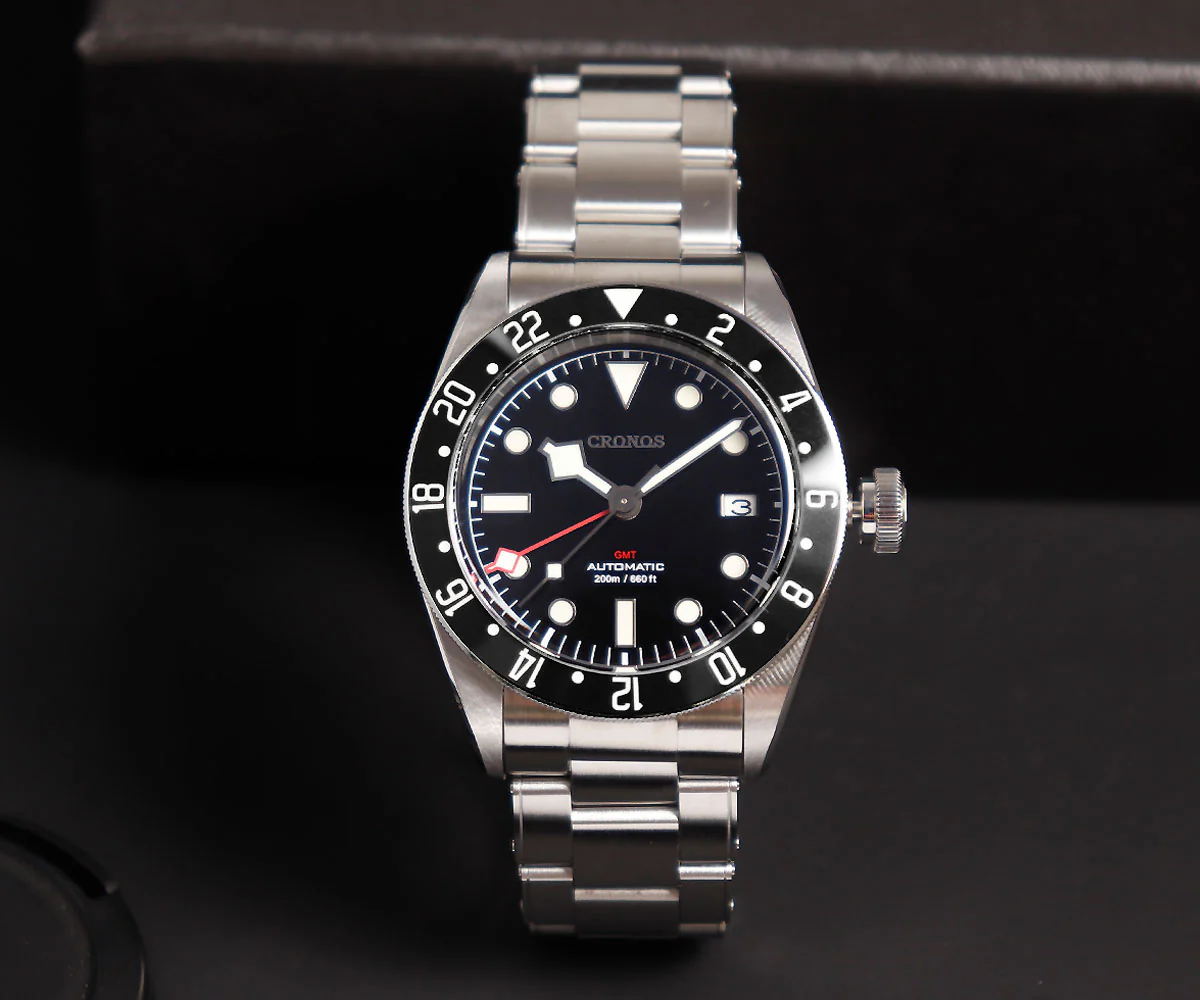 Cronos NH34 GMT Automatic Men Watch L6021 - Image 3
