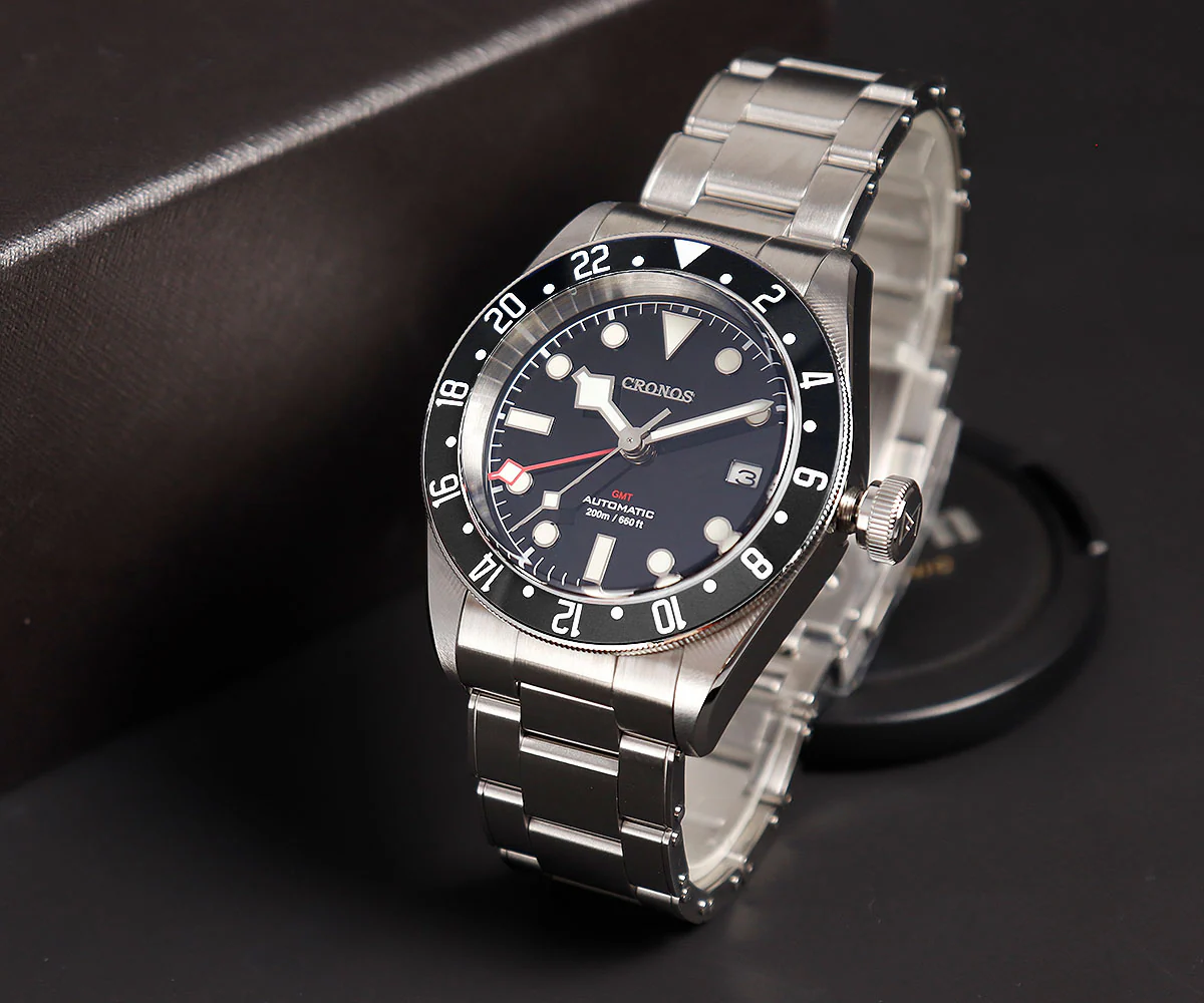 Cronos NH34 GMT Automatic Men Watch L6021 - Image 5