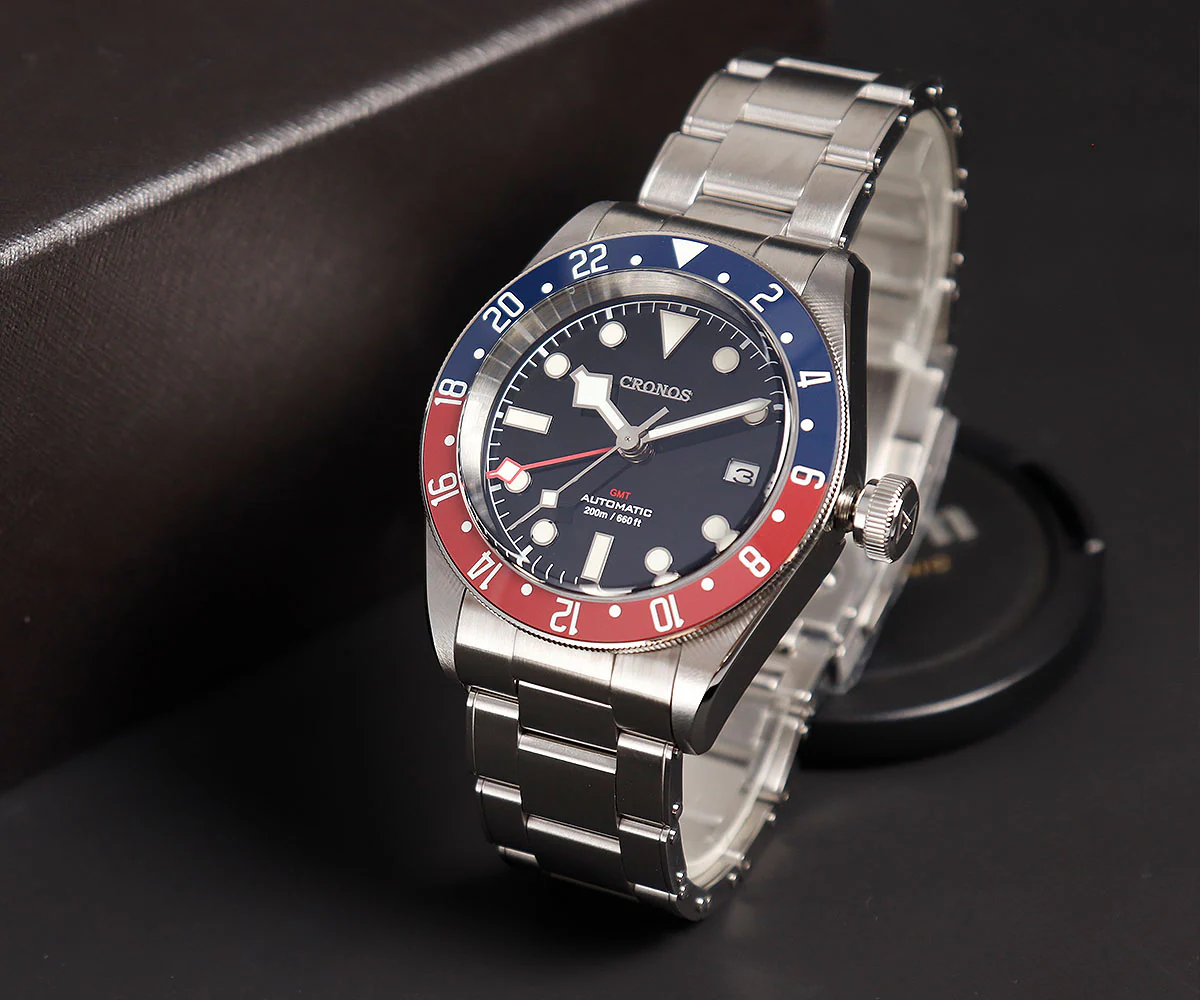 Cronos NH34 GMT Automatic Men Watch L6021 - Image 6