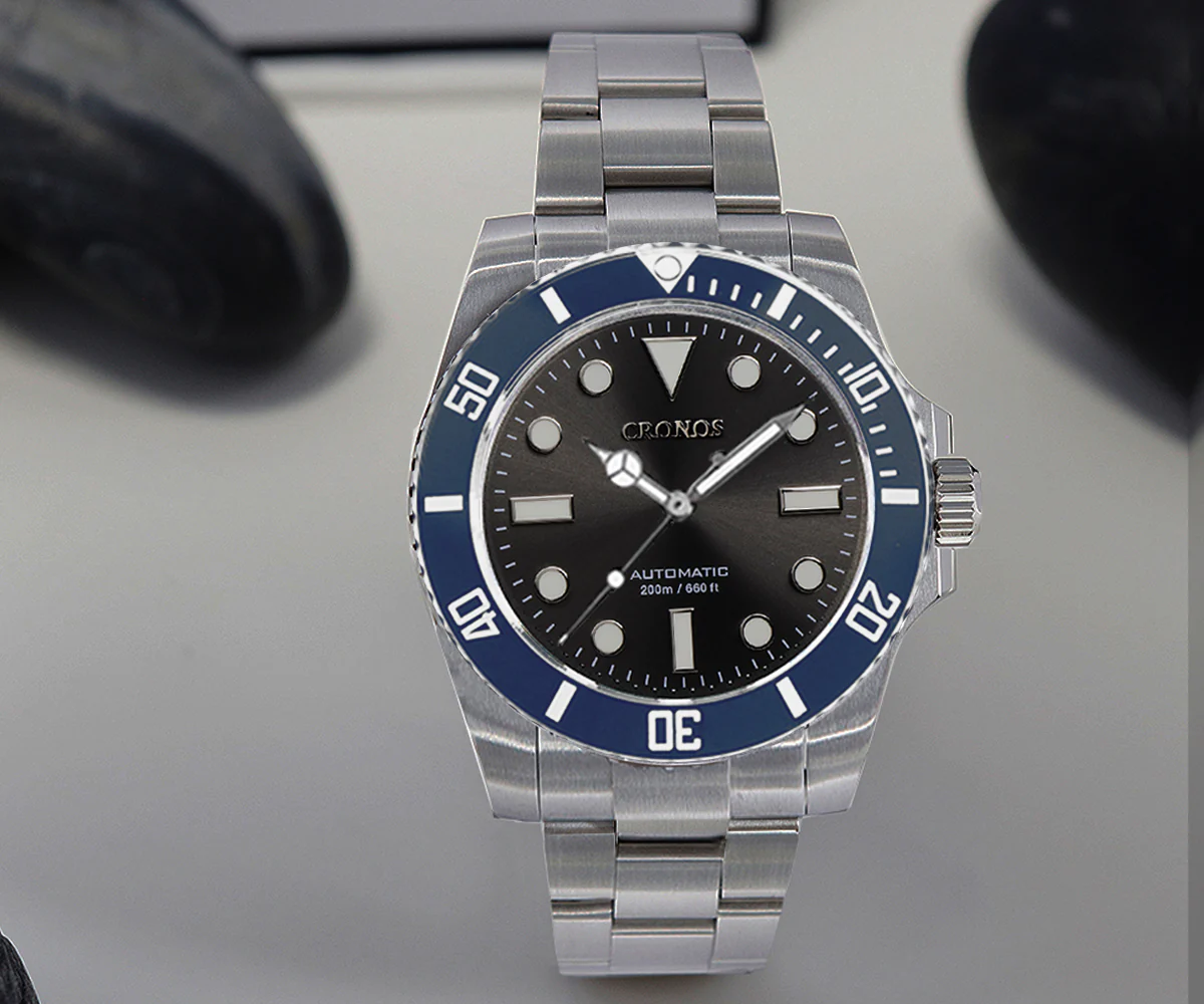 Cronos No Date NH35 Sub Diver Watch L6015 - Image 27