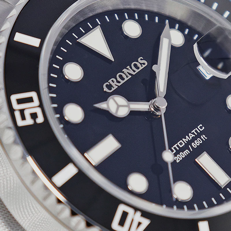 Cronos Sub  Luxury Dive Watch PT5000 Movement L6005-with Calendar - Image 4