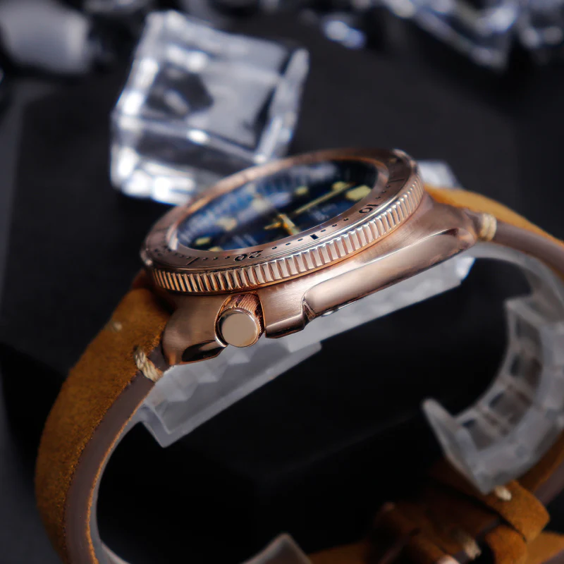 Cronos Turtle Men Bronze Automatic PT5000 and SW200  Crystal Watch L6006 - Image 5