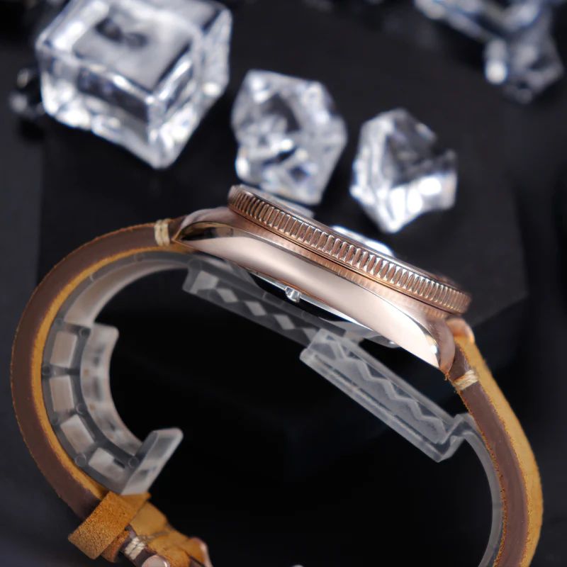 Cronos Turtle Men Bronze Automatic PT5000 and SW200  Crystal Watch L6006 - Image 6