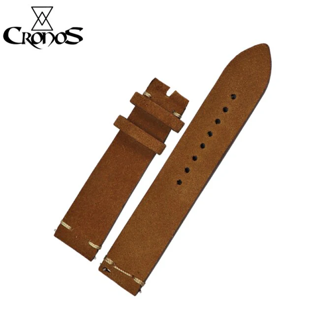 Cronos Watch Parts Genuine Leather Strap - Image 3