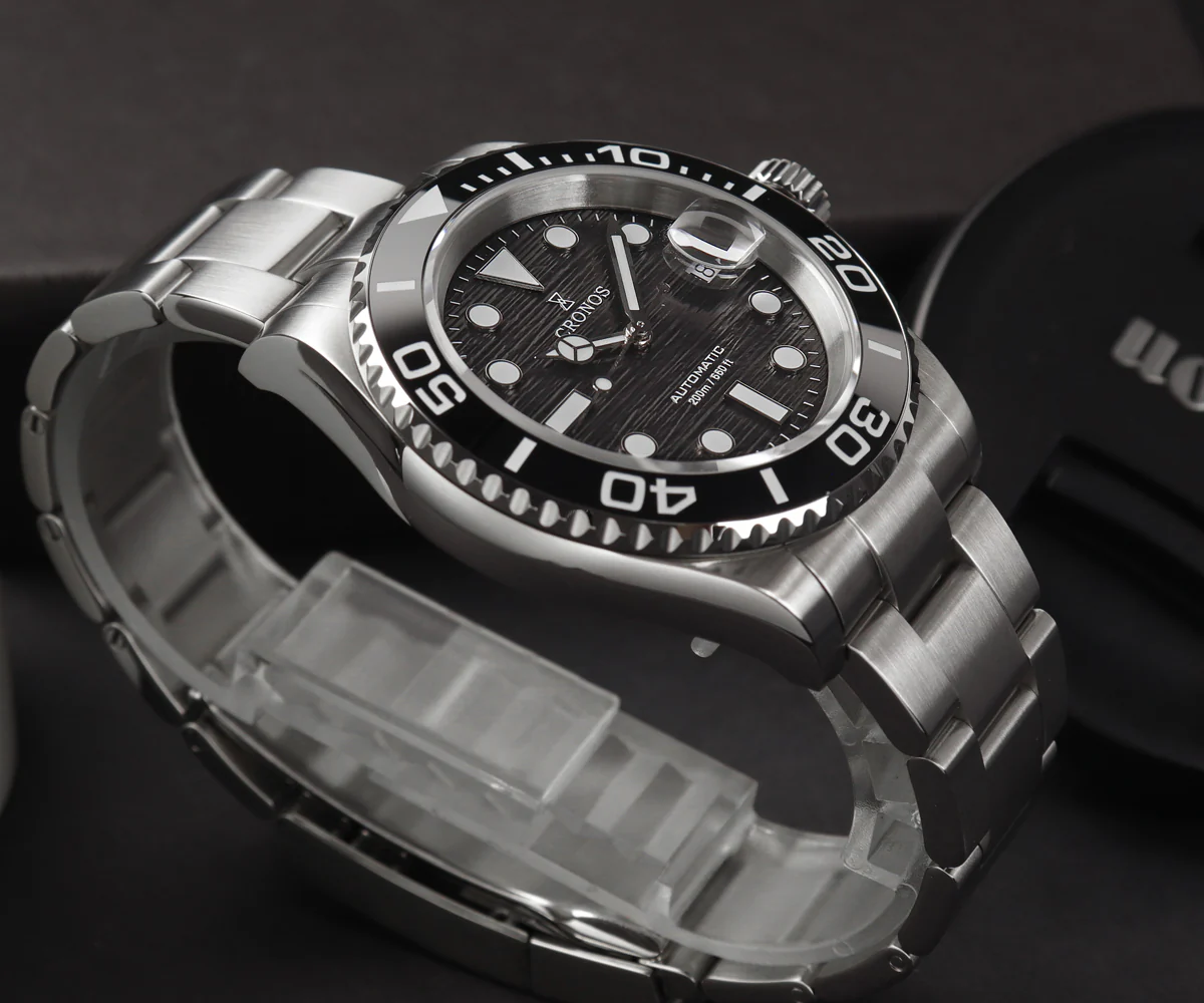 Cronos Sub Diver Luxury Dive Watch L6005 PT5000 movement with Calendar - Image 11
